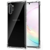 Samsung Galaxy Note 10 Plus Kılıf Silikon Köşe Korumalı Airbag Darbe Emici Kapak - Şeffaf