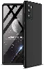 Samsung Galaxy Note 20 Kılıf 3 Parçalı 360 Tam Korumalı Rubber AYS Kapak - Siyah