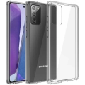 Samsung Galaxy Note 20 Kılıf Silikon Köşe Korumalı Airbag Darbe Emici Kapak - Şeffaf