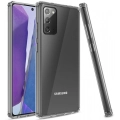 Samsung Galaxy Note 20 Kılıf Silikon Köşe Korumalı Airbag Darbe Emici Kapak - Şeffaf