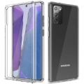 Samsung Galaxy Note 20 Kılıf Silikon Köşe Korumalı Airbag Darbe Emici Kapak - Şeffaf
