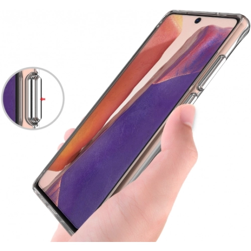 Samsung Galaxy Note 20 Kılıf Clear Guard Serisi Gard Kapak - Şeffaf