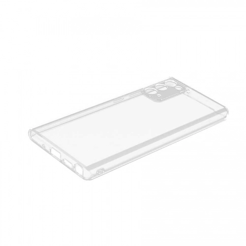 Samsung Galaxy Note 20 Kılıf İmax Silikon Esnek 3D Kamera Korumalı - Renksiz