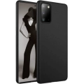 Samsung Galaxy Note 20 Kılıf İnce Soft Mat Renkli Esnek Silikon Kapak - Siyah