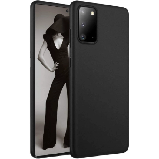 Samsung Galaxy Note 20 Kılıf İnce Soft Mat Renkli Esnek Silikon Kapak - Siyah