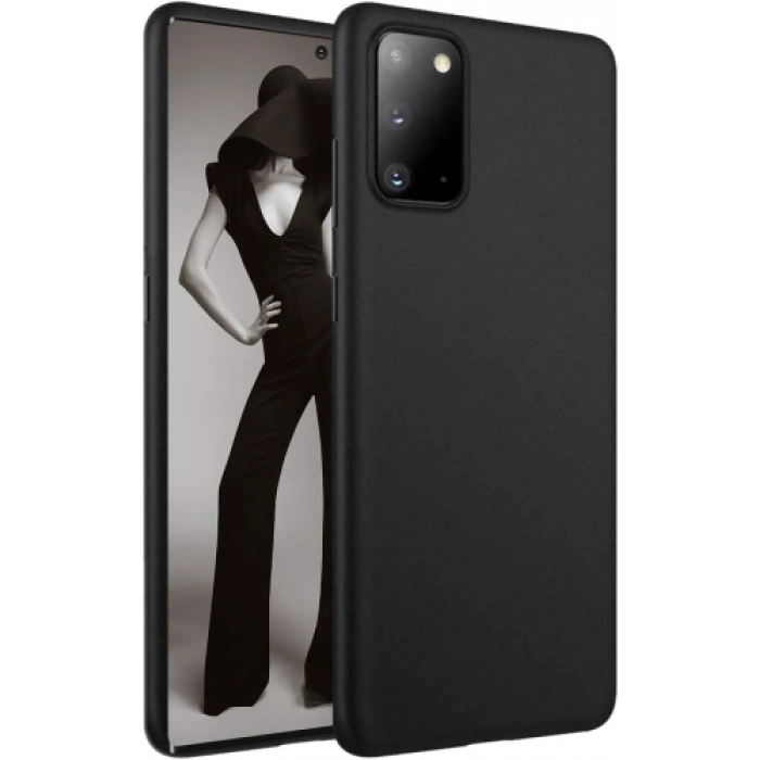 Samsung Galaxy Note 20 Kılıf İnce Soft Mat Renkli Esnek Silikon Kapak - Siyah