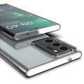Samsung Galaxy Note 20 Kılıf Kamera Korumalı Esnek Silikon Kapak - Şeffaf