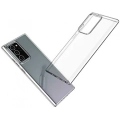Samsung Galaxy Note 20 Kılıf Kamera Korumalı Esnek Silikon Kapak - Şeffaf