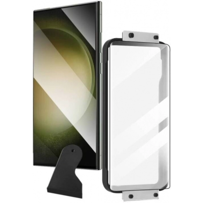 Samsung Galaxy Note 20 Ultra Ekran Koruyucu Kolay Uygulama Aparatlı Easy Body - Siyah