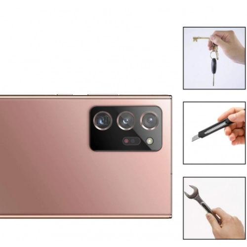 Samsung Galaxy Note 20 Ultra Kamera Lens Koruyucu Film 0.2mm - Siyah