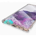 Samsung Galaxy Note 20 Ultra Kılıf Silikon Köşe Korumalı Airbag Darbe Emici Kapak - Şeffaf