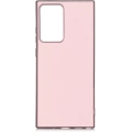Samsung Galaxy Note 20 Ultra Kılıf İnce Soft Mat Renkli Esnek Silikon Kapak - Rose Gold