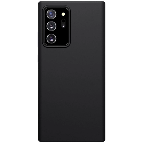 Samsung Galaxy Note 20 Ultra Kılıf İnce Soft Mat Renkli Esnek Silikon Kapak - Siyah