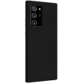 Samsung Galaxy Note 20 Ultra Kılıf İnce Soft Mat Renkli Esnek Silikon Kapak - Siyah