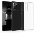 Samsung Galaxy Note 20 Ultra Kılıf Kamera Korumalı Esnek Silikon Kapak - Şeffaf