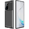 Samsung Galaxy Note 20 Ultra Kılıf Silikon Parmak İzi Bırakmayan Karbon Soft Negro Kapak - Siyah