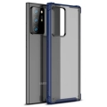 Samsung Galaxy Note 20 Ultra Kılıf Volks Serisi Kenarları Silikon Arkası Şeffaf Sert Kapak - Lacivert