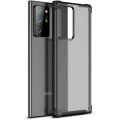 Samsung Galaxy Note 20 Ultra Kılıf Volks Serisi Kenarları Silikon Arkası Şeffaf Sert Kapak - Siyah