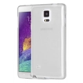 Samsung Galaxy Note 4 Kılıf Ultra İnce Kaliteli Esnek Silikon 0.2mm - Şeffaf