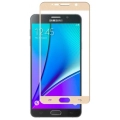 Samsung Galaxy Note 5 Ekran Koruyucu Fiber Tam Kaplayan Nano - Gold