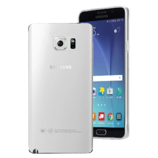 Samsung Galaxy Note 5 Kılıf Ultra İnce Kaliteli Esnek Silikon 0.2mm - Şeffaf