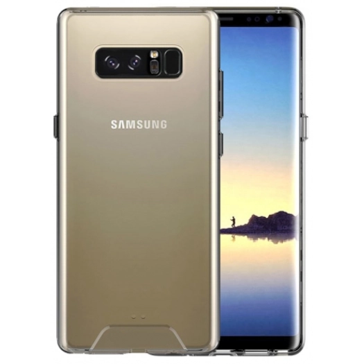 Samsung Galaxy Note 8 Kılıf Clear Guard Serisi Gard Kapak - Şeffaf