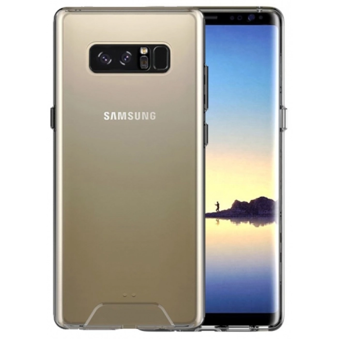 Samsung Galaxy Note 8 Kılıf Clear Guard Serisi Gard Kapak - Şeffaf