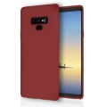 Samsung Galaxy Note 9 Kılıf İnce Soft Mat Renkli Esnek Silikon Kapak - Mürdüm
