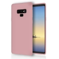 Samsung Galaxy Note 9 Kılıf İnce Soft Mat Renkli Esnek Silikon Kapak - Rose Gold