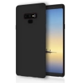 Samsung Galaxy Note 9 Kılıf İnce Soft Mat Renkli Esnek Silikon Kapak - Siyah