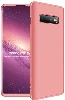 Samsung Galaxy S10 Kılıf 3 Parçalı 360 Tam Korumalı Rubber AYS Kapak  - Rose Gold