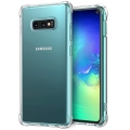 Samsung Galaxy S10 Kılıf Silikon Köşe Korumalı Airbag Darbe Emici Kapak - Şeffaf