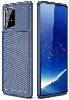 Samsung Galaxy S10 Lite Kılıf Karbon Serisi Mat Fiber Silikon Negro Kapak - Lacivert