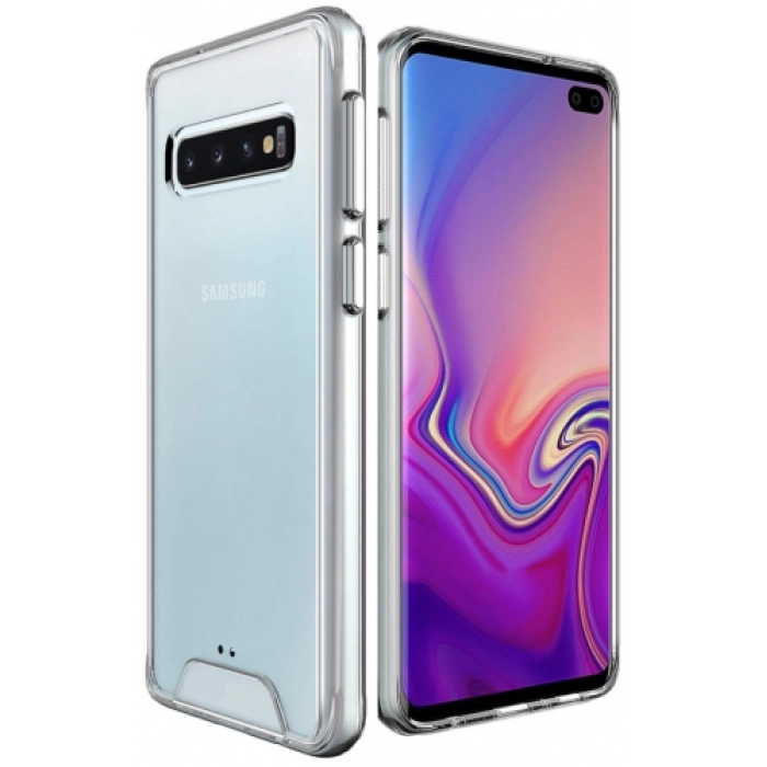 Samsung Galaxy S10 Plus Kılıf Clear Guard Serisi Gard Kapak - Şeffaf