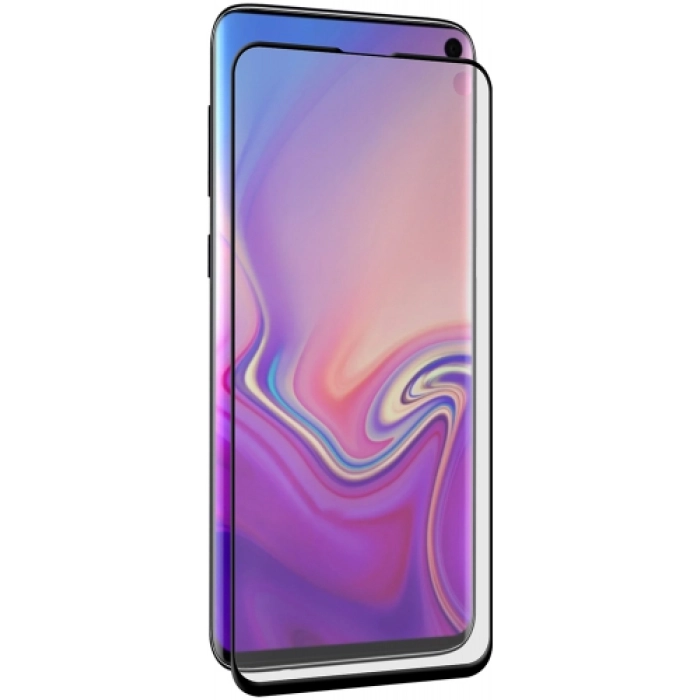 Samsung Galaxy S10e Ekran Koruyucu Fiber Tam Kaplayan Nano - Siyah