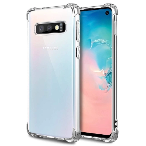 Samsung Galaxy S10e Kılıf Silikon Köşe Korumalı Airbag Darbe Emici Kapak - Şeffaf