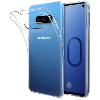Samsung Galaxy S10e Kılıf Ultra İnce Kaliteli Esnek Silikon 0.2mm - Şeffaf