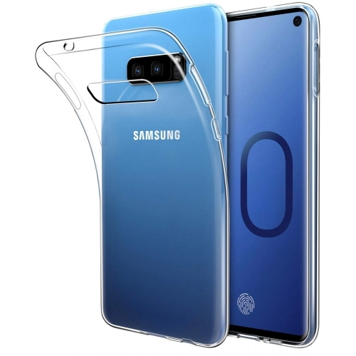 Samsung Galaxy S10e Kılıf Ultra İnce Kaliteli Esnek Silikon 0.2mm - Şeffaf