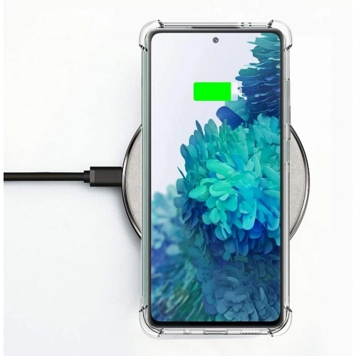 Samsung Galaxy S20 FE Kılıf Silikon Köşe Korumalı Airbag Darbe Emici Kapak - Şeffaf