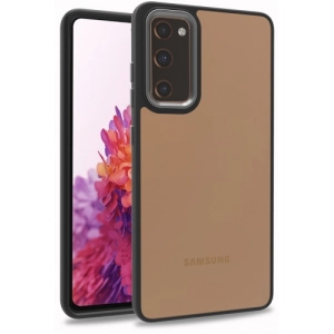 Samsung Galaxy S20 FE Kılıf Electro Silikon Renkli Flora Kapak - Siyah