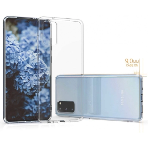 Samsung Galaxy S20 FE Kılıf Kamera Korumalı Esnek Silikon Kapak - Şeffaf