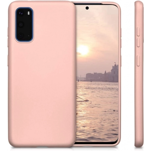 Samsung Galaxy S20 FE Kılıf İnce Soft Mat Renkli Esnek Silikon Kapak - Siyah