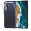Samsung Galaxy S20 FE Kılıf Kamera Korumalı Esnek Silikon Kapak - Şeffaf
