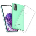 Samsung Galaxy S20 FE Kılıf Korumalı Kenarları Silikon Arkası Sert Coss Kapak  - Şeffaf