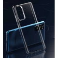 Samsung Galaxy S20 FE Kılıf Korumalı Kenarları Silikon Arkası Sert Coss Kapak  - Şeffaf