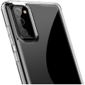Samsung Galaxy S20 FE Kılıf Korumalı Kenarları Silikon Arkası Sert Coss Kapak  - Şeffaf