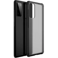 Samsung Galaxy S20 FE Kılıf Volks Serisi Kenarları Silikon Arkası Şeffaf Sert Kapak - Siyah