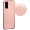 Samsung Galaxy S20 Kılıf İnce Soft Mat Renkli Esnek Silikon Kapak - Gold