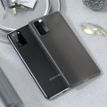 Samsung Galaxy S20 Kılıf Mat Şeffaf Esnek Kaliteli Ultra İnce PP Silikon  - Siyah