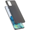 Samsung Galaxy S20 Kılıf Mat Şeffaf Esnek Kaliteli Ultra İnce PP Silikon  - Siyah